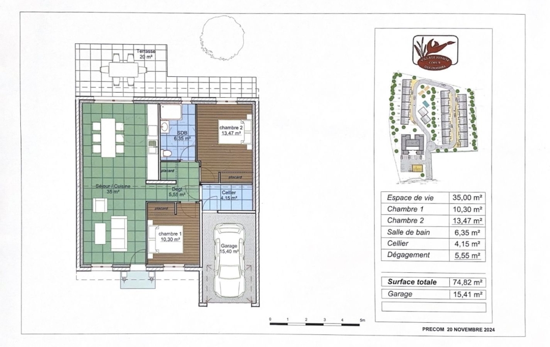 Annonces BOURG : Maison / Villa | DOMPIERRE-SUR-VEYLE (01240) | 75 m2 | 285 000 € 